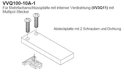 SMC VVQ100-10A-1 Abdeckplatte