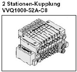 SMC VVQ1000-52A-C8 Coupling