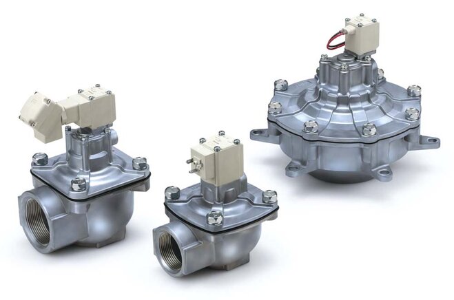 SMC VXF21AAL 2/2-Wege-Elektromagnetvent