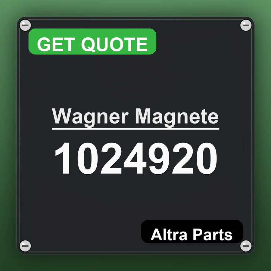 Wagner Magnete 1024920 industrial nameplate style image – Altra Parts. GET QUOTE.