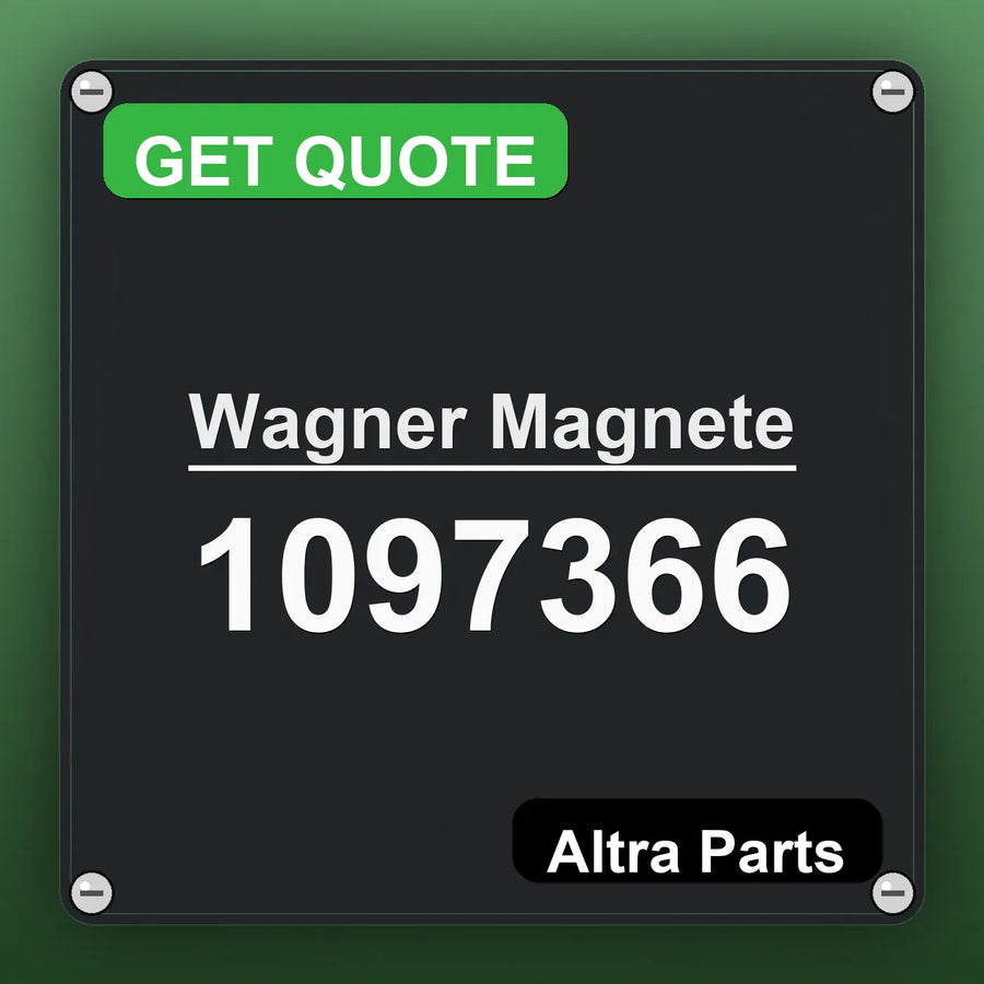 Wagner Magnete 1097366 industrial nameplate style image – Altra Parts. GET QUOTE.