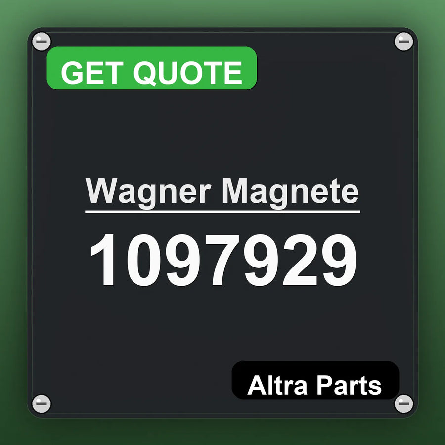 Wagner Magnete 1097929 industrial nameplate style image – Altra Parts. GET QUOTE.