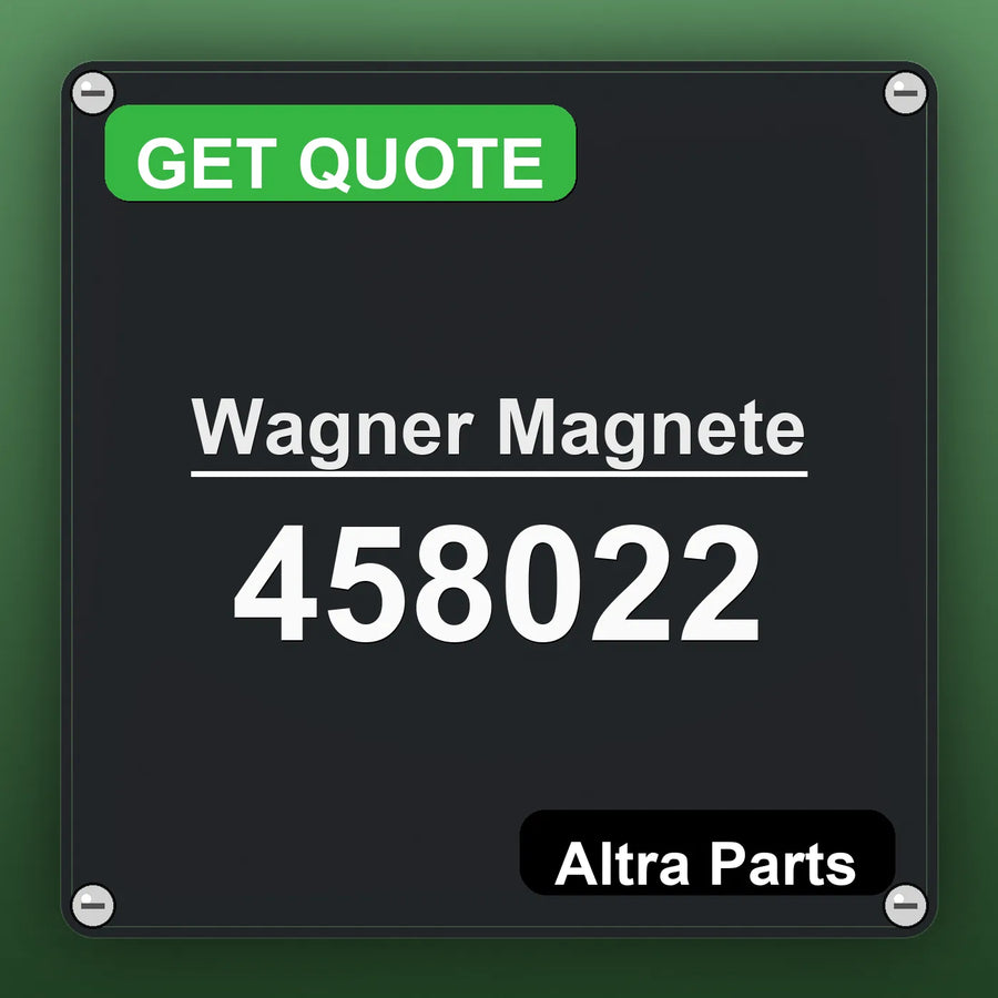 Wagner Magnete 458022 industrial nameplate style image – Altra Parts. GET QUOTE.