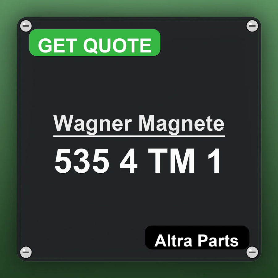 Wagner Magnete 535 4 TM 1 industrial nameplate style image – Altra Parts. GET QUOTE.