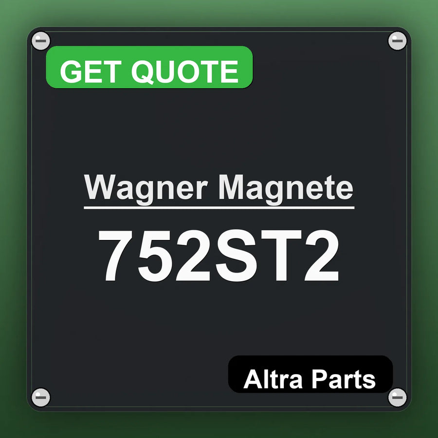 Wagner Magnete 752ST2 industrial nameplate style image – Altra Parts. GET QUOTE.