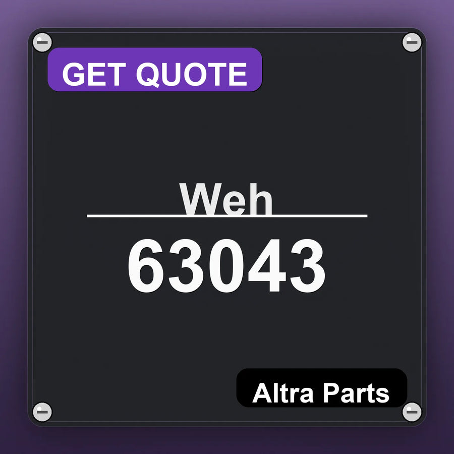 Weh 63043 industrial nameplate style image – Altra Parts. GET QUOTE.