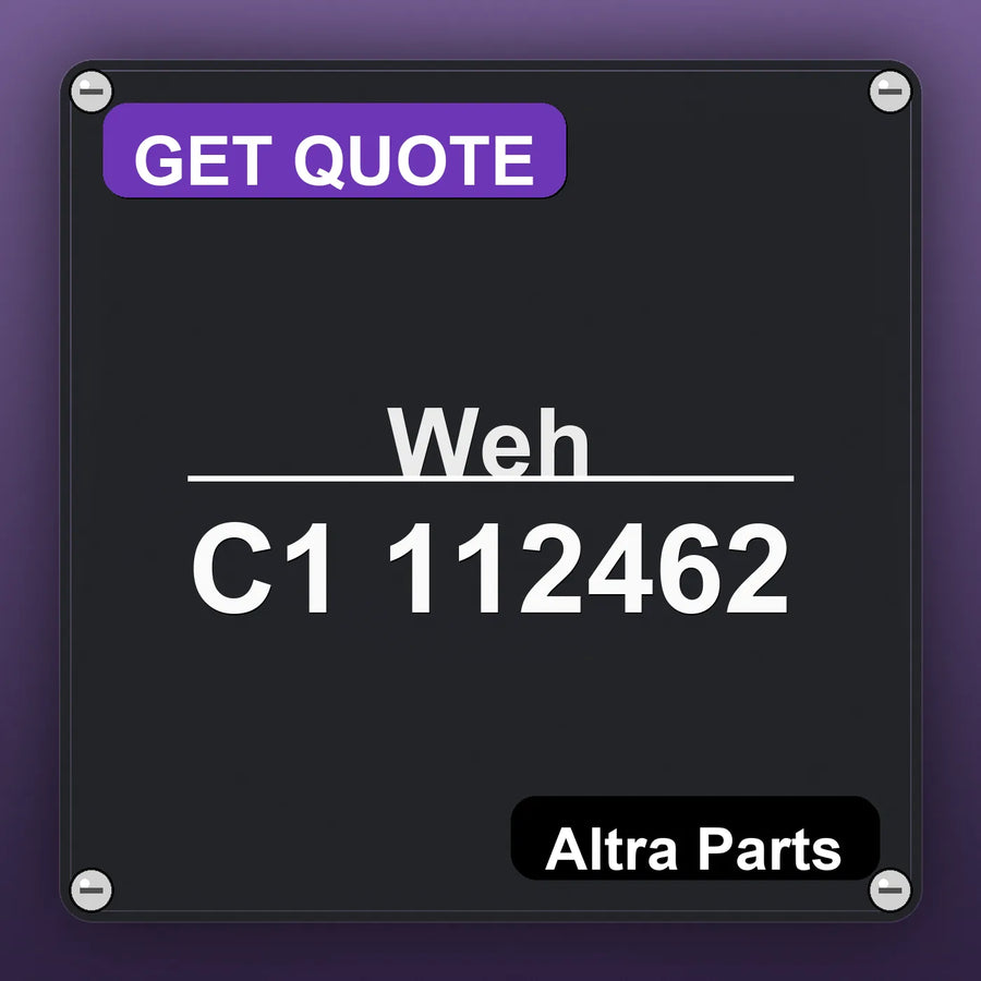 Weh C1 112462 industrial nameplate style image – Altra Parts. GET QUOTE.