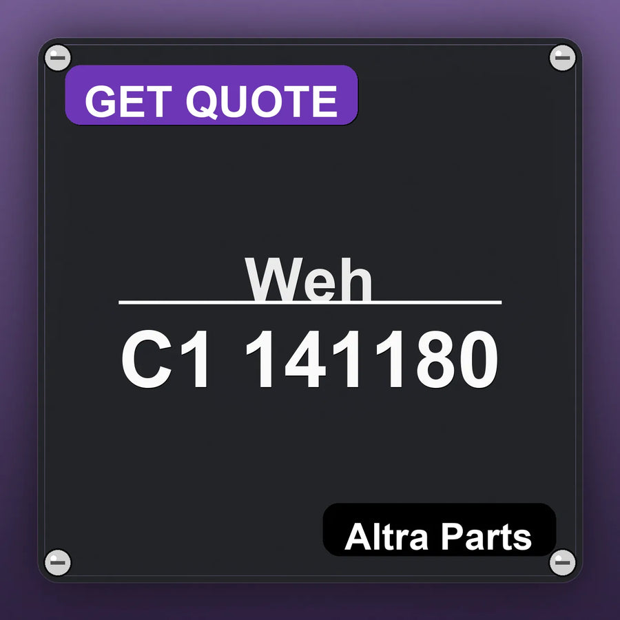 Weh C1 141180 industrial nameplate style image – Altra Parts. GET QUOTE.