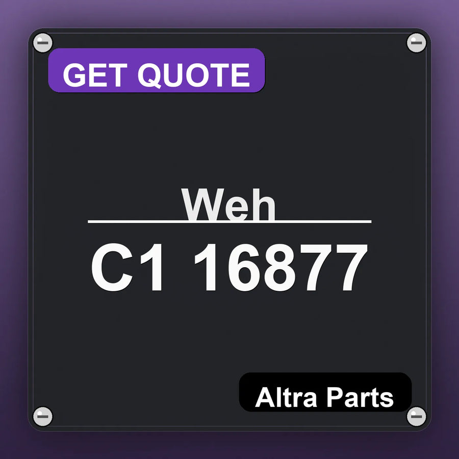 Weh C1 16877 industrial nameplate style image – Altra Parts. GET QUOTE.
