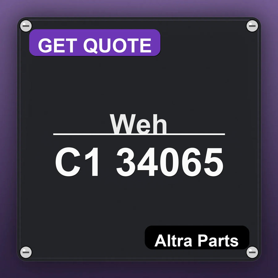 Weh C1 34065 industrial nameplate style image – Altra Parts. GET QUOTE.