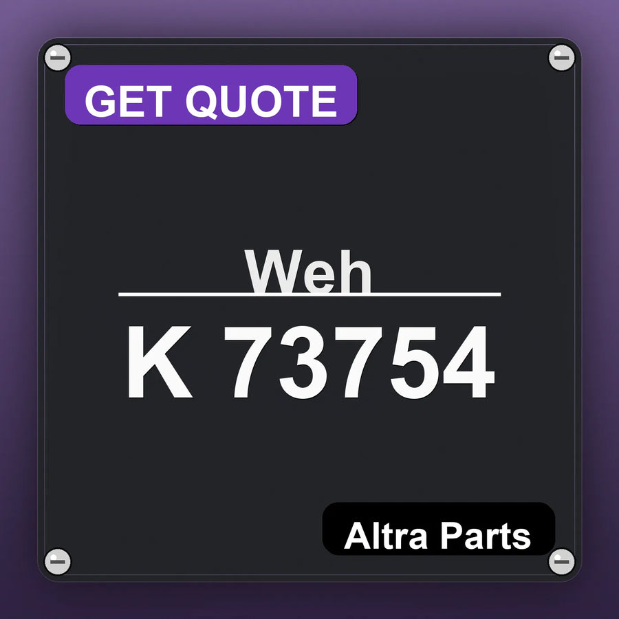 Weh K 73754 industrial nameplate style image – Altra Parts. GET QUOTE.