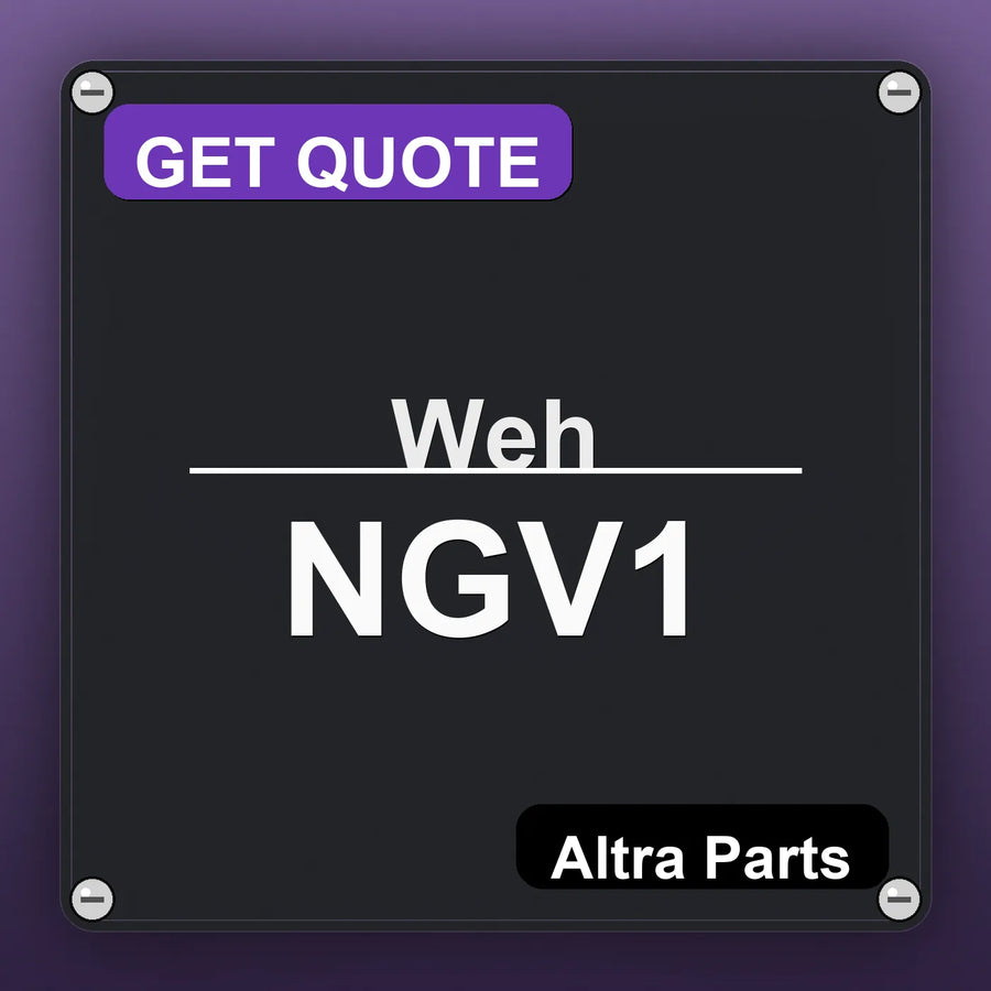 Weh NGV1 industrial nameplate style image – Altra Parts. GET QUOTE.