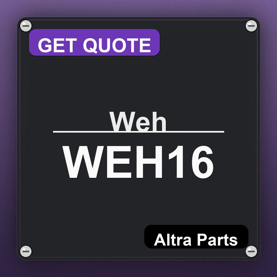 Weh WEH16 industrial nameplate style image – Altra Parts. GET QUOTE.