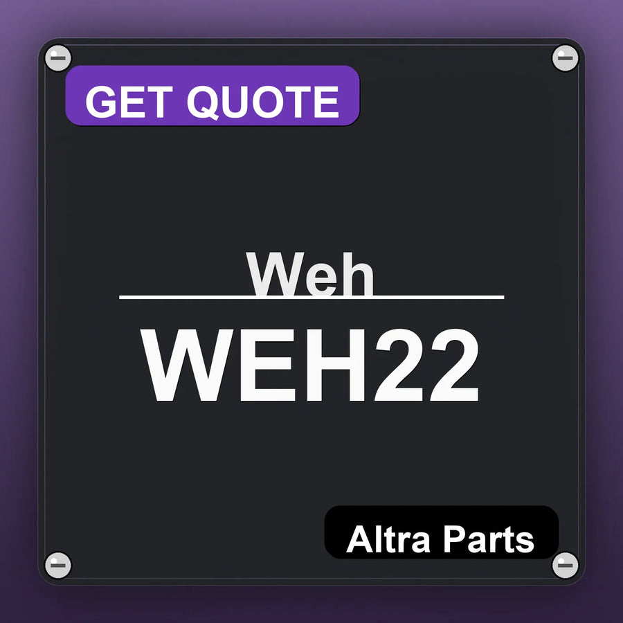 Weh WEH22 industrial nameplate style image – Altra Parts. GET QUOTE.