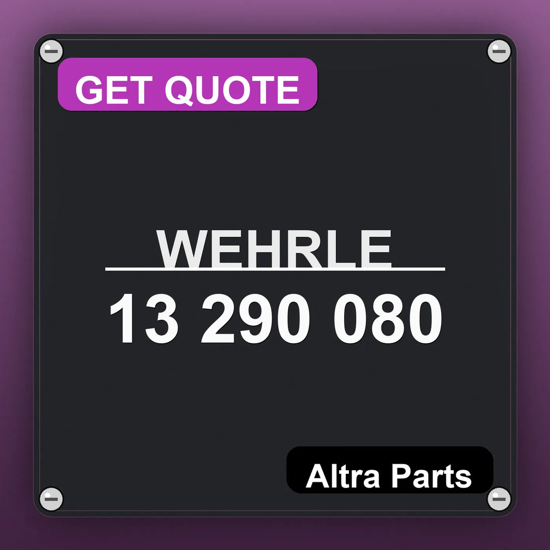 WEHRLE 13 290 080 | Altra Parts