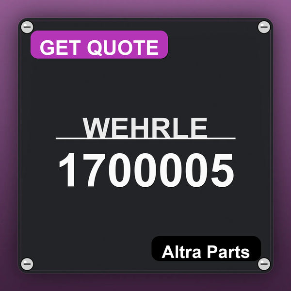 WEHRLE 1700005 | Altra Parts