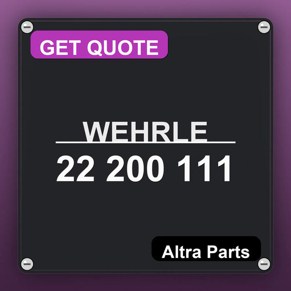 WEHRLE 22 200 111 | Altra Parts