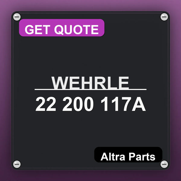 WEHRLE 22 200 117A | Altra Parts
