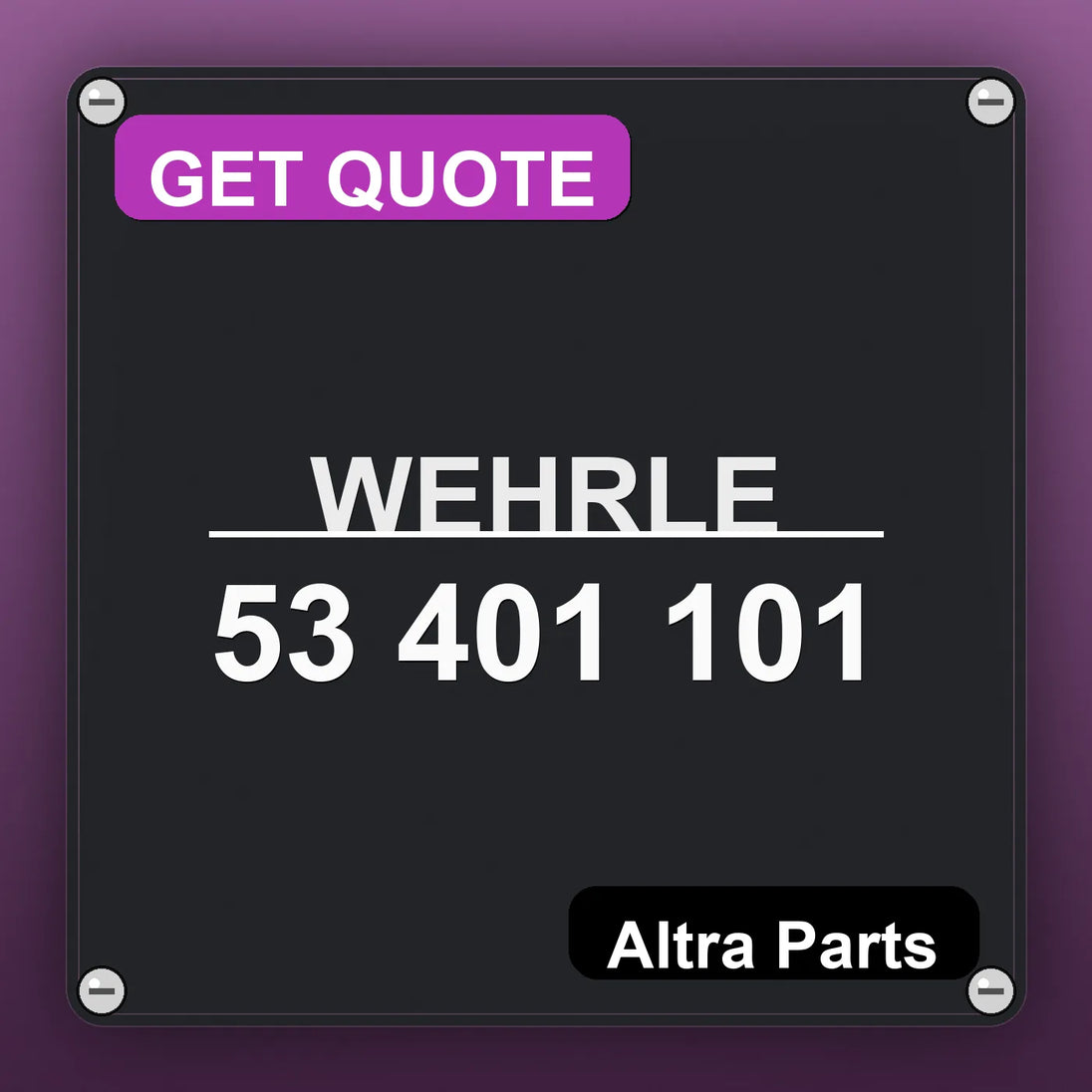 WEHRLE 53 401 101 | Altra Parts