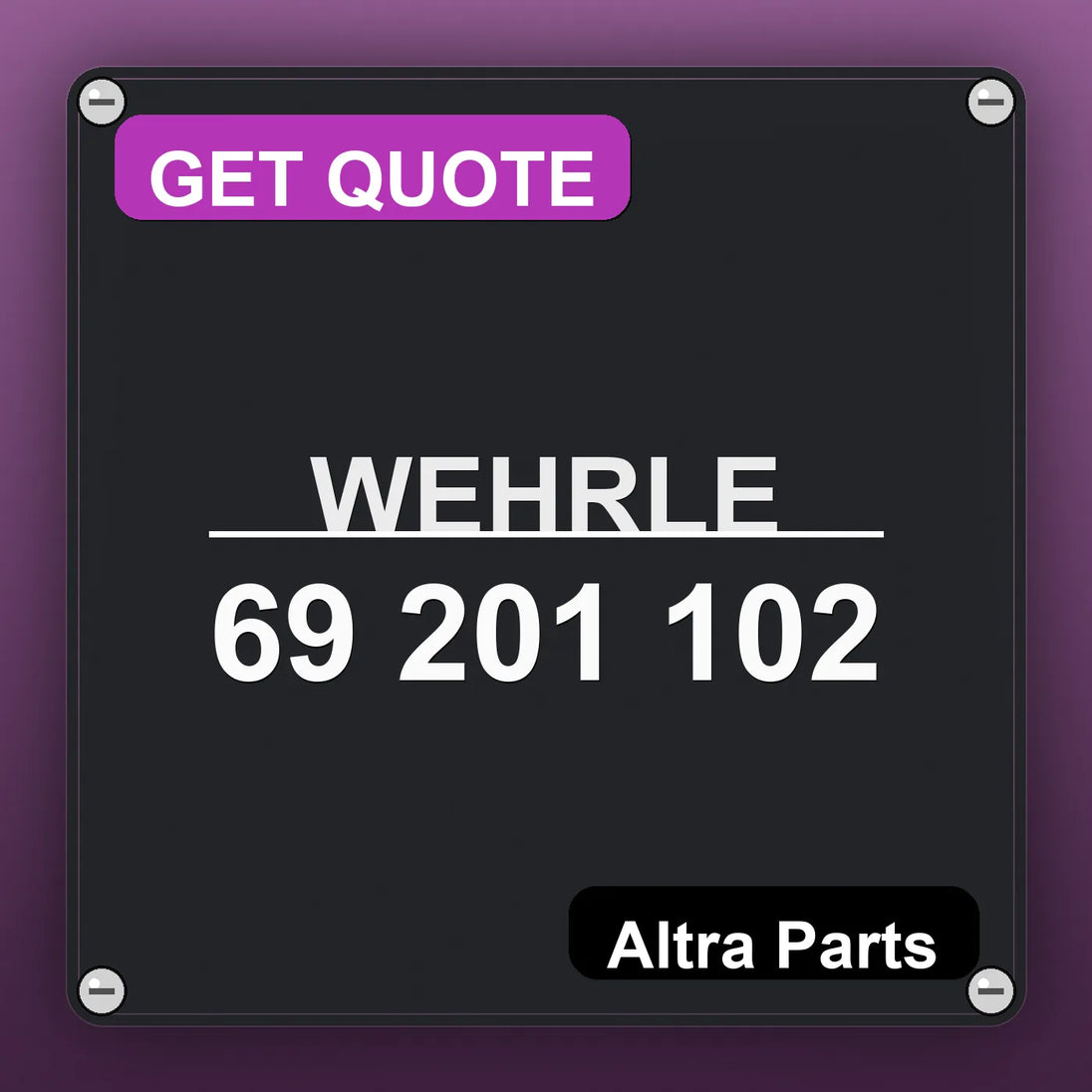 WEHRLE 69 201 102 | Altra Parts