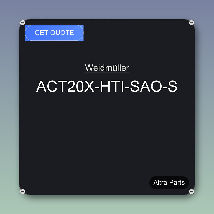 Weidmüller ACT20X-HTI-SAO-S industrial spare part – fast international delivery & worldwide shipping
