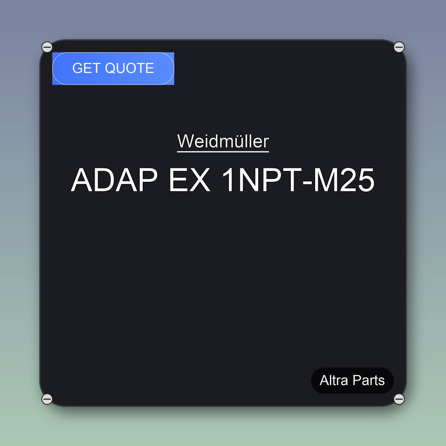 Weidmüller ADAP EX 1NPT-M25 industrial spare part – fast international delivery & worldwide shipping