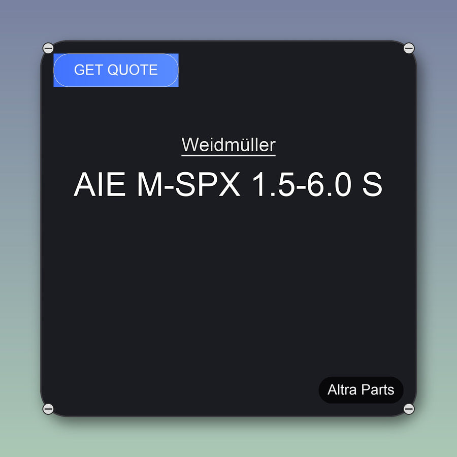 Weidmüller AIE M-SPX 1.5-6.0 S industrial spare part – fast international delivery & worldwide shipping