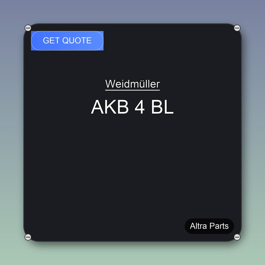 Weidmüller AKB 4 BL industrial spare part – fast international delivery & worldwide shipping