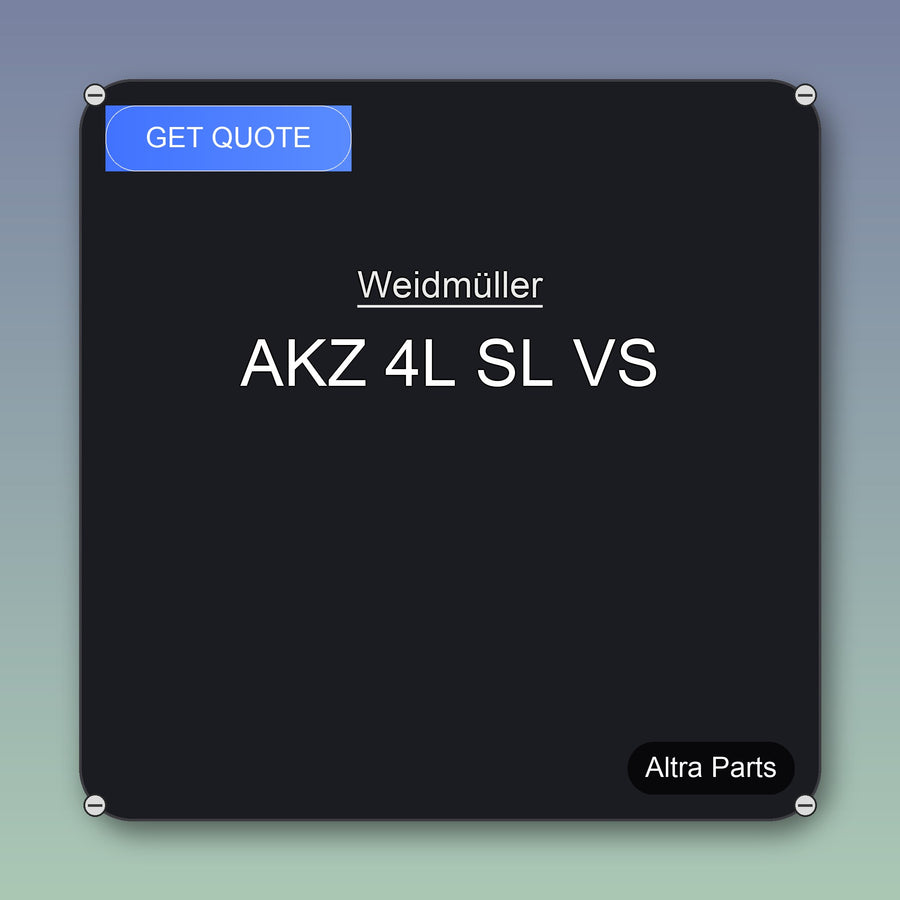 Weidmüller AKZ 4L SL VS industrial spare part – fast international delivery & worldwide shipping