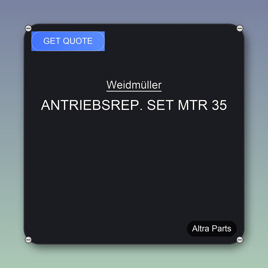 Weidmüller ANTRIEBSREP. SET MTR 35 industrial spare part – fast international delivery & worldwide shipping