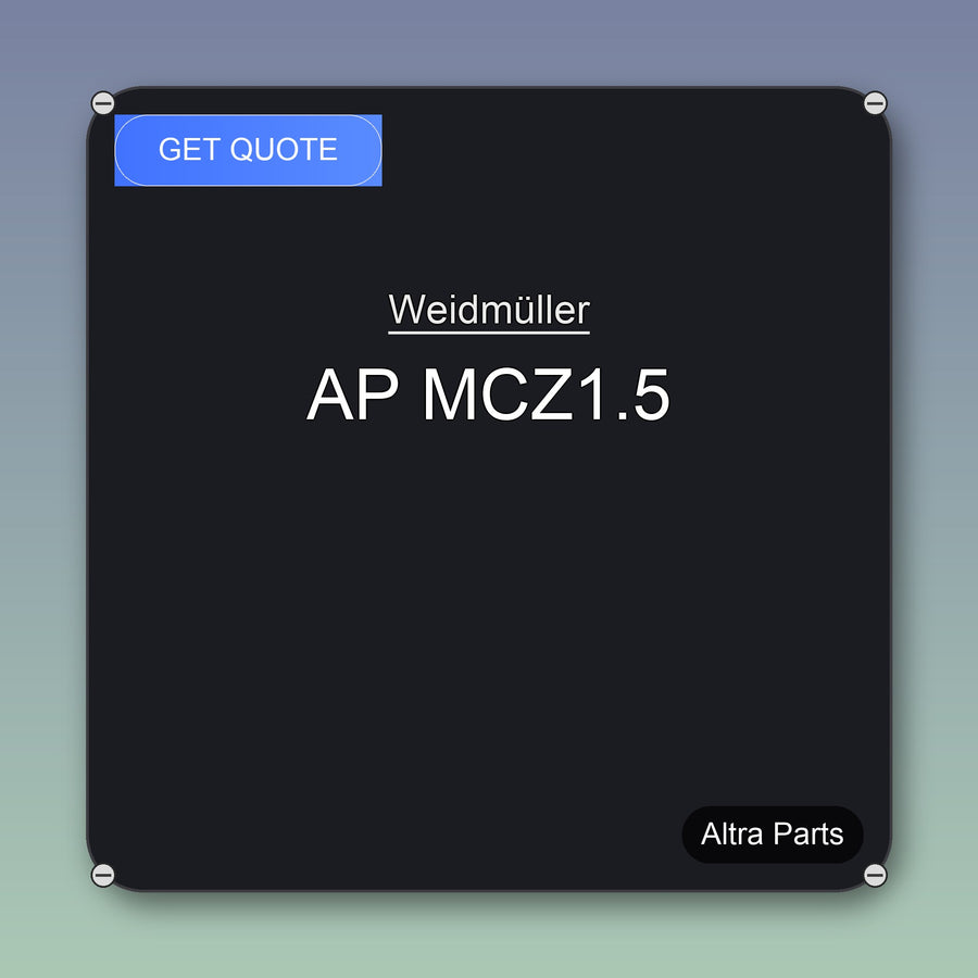 Weidmüller AP MCZ1.5 industrial spare part – fast international delivery & worldwide shipping