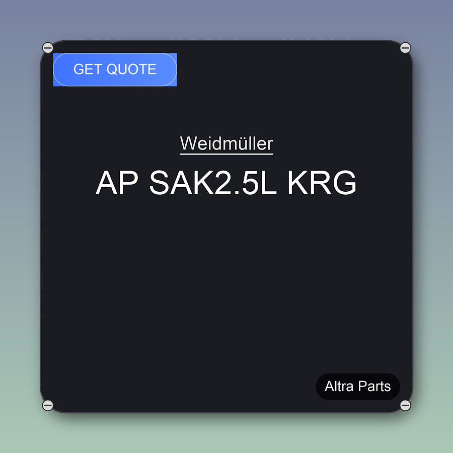 Weidmüller AP SAK2.5L KRG industrial spare part – fast international delivery & worldwide shipping