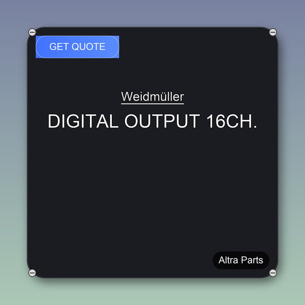 Weidmüller DIGITAL OUTPUT 16CH. industrial spare part – fast international delivery & worldwide shipping