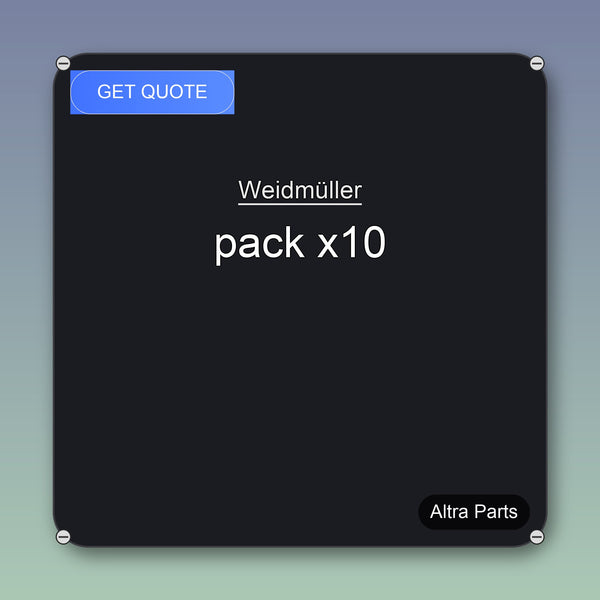 Weidmüller pack x10 industrial spare part – fast international delivery & worldwide shipping