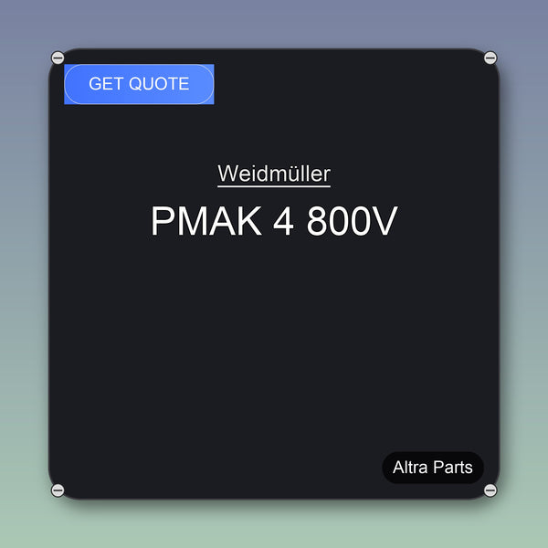 Weidmüller PMAK 4 800V industrial spare part – fast international delivery & worldwide shipping