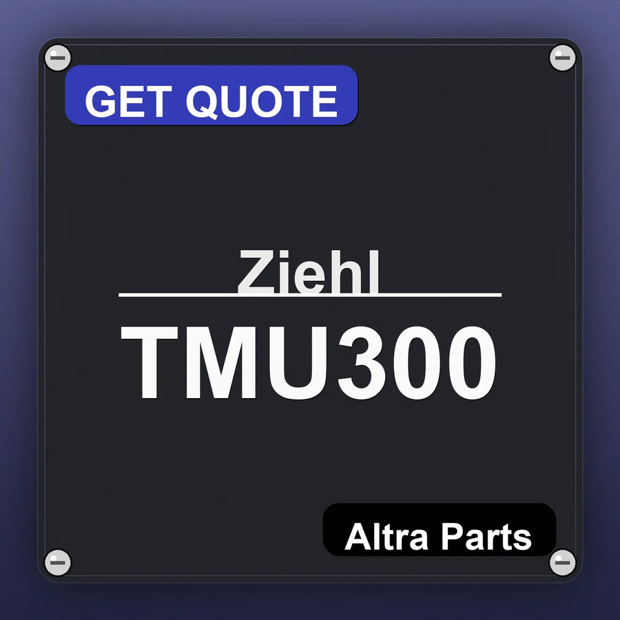 Ziehl TMU300 industrial nameplate style image – Altra Parts. GET QUOTE.