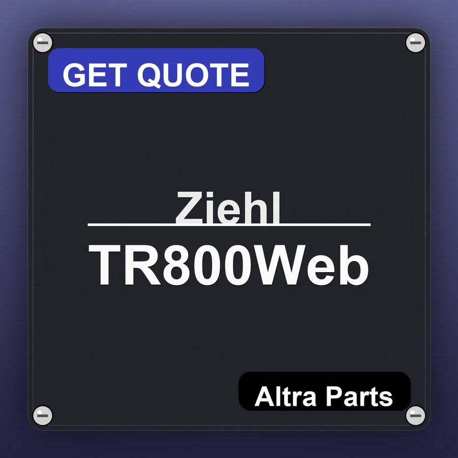 Ziehl TR800Web industrial nameplate style image – Altra Parts. GET QUOTE.
