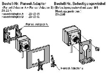 SMC ZS-22-A Paneel-Adapter