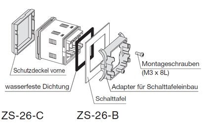SMC ZS-26-B Adapter for Schalttafelein