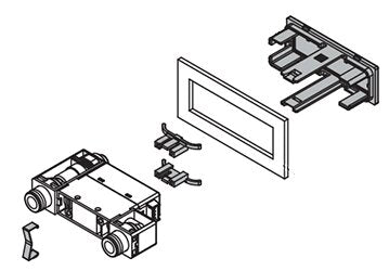 SMC ZS-33-JS Adapter for Schalttafelein